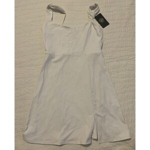 Diosa Fit white sports dress, size large